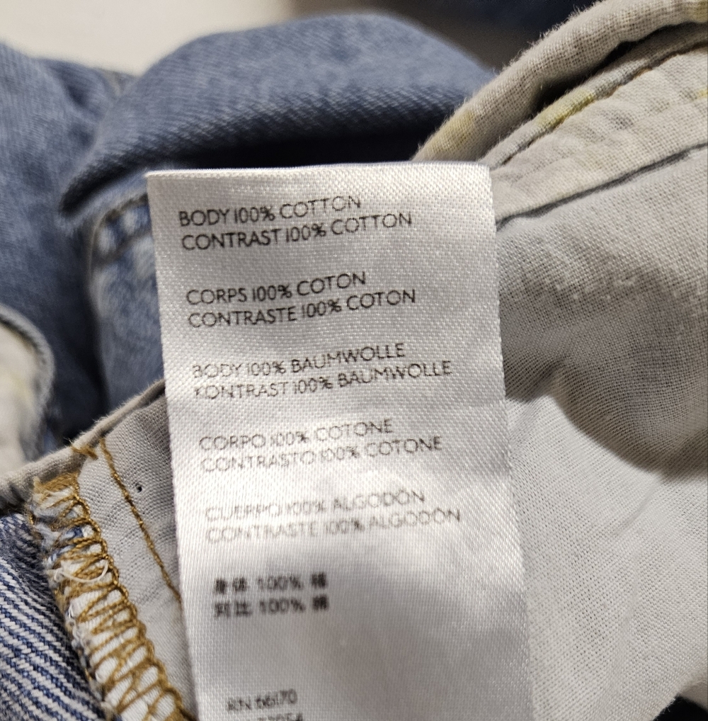 Urban Outfitters BDG High Rise Pleated Fold Over Mom Jeans In Blue Size 27 - Picture 6 of 11